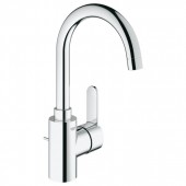 Смеситель для раковины GROHE Eurostyle Cosmopolitan с донным клапаном и высоким изливом, хром (23043003)