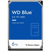 Жесткий диск HDD 6Tb Western Digital Blue SATA 6Gb/s 256Mb 5400rpm WD60EZAX