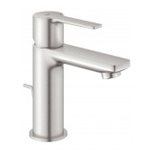 Смеситель для раковины GROHE Lineare New с донным клапаном, суперсталь (32109DC1)