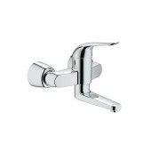 Смеситель для раковины GROHE Euroeco Special (вынос 214 мм, длина рычага 120 мм), хром (32771000)