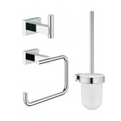 Набор аксессуаров GROHE Essentials Cube (3 предмета), хром (40757001)