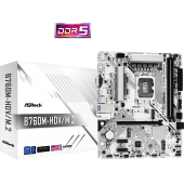 Материнская плата ASRock B760M-HDV/M.2 LGA1700 2xDDR5 4xSATA RAID M.2 VGA HDMI DP mATX