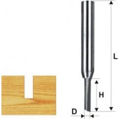 Фреза пазовая прямая (?3х6 мм; хвостовик 8 мм) по дереву Энкор 10654