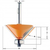 Фреза фасочная с нижним подшипником 45 град. S=8 D=31,7x9,5x53 (936.280.11)