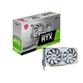 Видеокарта MSI GeForce RTX 3050 VENTUS 2X XS White 8G OC, 8G GDDR6 DVI HDMI DP White