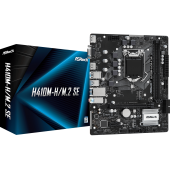 Материнская плата ASRock H410M-H/M.2 SE LGA1200 2xDDR4 4xSATA D-Sub HDMI DP mATX