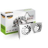 Видеокарта Inno3D GeForce RTX4060 Ti 16GB TWIN X2 OC WHITE, 16G GDDR6 HDMI 3xDP N406T2-16D6X-178055W