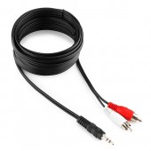 Кабель аудио Cablexpert CCA-458-5M, джек3.5 / 2xRCA, 5.0м