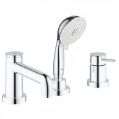 Смеситель для ванны на бортик ванны GROHE BauClassic, хром (2511800A)