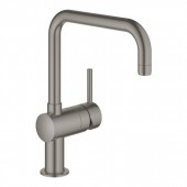 Смеситель для кухни GROHE Minta, однорычажный, темный графит матовый (32488AL0)