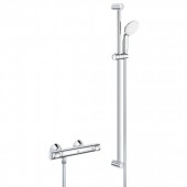 Термостат для душа GROHE Grohtherm 500, DN 15, с душевым гарнитуром, хром (34797000)