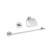 Набор аксессуаров GROHE Essentials (3 предмета), хром (40775001)