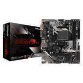 Материнская плата ASRock B450M-HDV R4.0 AM4 2xDDR4 4xSATA3 1xUM.2 HDMI DVI-D D-Sub mATX