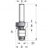 Фреза радиусная с нижним подшипником полуштап 18x8x57x6 R2 RWB0203 (RWB0203)