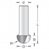 Фреза WPW RB10005 галтель R4,8 D9,5 B6 хвостовик 8_S,RB10005 (RB10005)