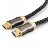 Кабель HDMI Cablexpert, серия Platinum, 1 м., v2.0, M/M, позол.разъемы, титановый металлический корп