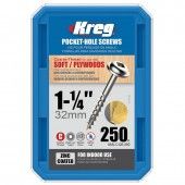 Шурупы с крупным шагом 1-1/4" - 250 шт Kreg SML-C125-250-INT (SML-C125-250-INT)