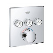 Внешняя часть смесителя GROHE Grohtherm SmartControl на 3 выхода, хром (29149000)