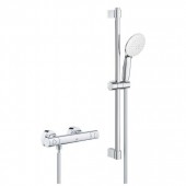 Термостат для душа с душевым гарнитуром GROHE Grohtherm 800 Cosmopolitan, штанга 600 мм, хром (34768001)