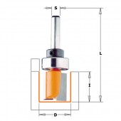 Фреза обгонная CMT с верхним подшипником S=8 D=16x20 (911.160.11B)