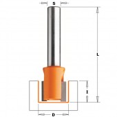 Фреза концевая CMT пазовая D=25,0 I=12,7 S=8,0 L=38,1 (902.250.11)