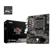 Материнская плата MSI A520M-A PRO AM4 A520 2xDDR4 4xSATA3 RAID 1xM.2 HDMI DVI mATX