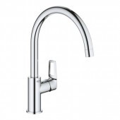 Смеситель GROHE BauLoop однорычажный для мойки DN 15, хром (31232001)