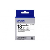 Лента Epson C53S655006 LK5WBN Стандартная лента 18мм, Бел./Черн., 9м