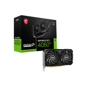 Видеокарта MSI GeForce RTX 4060 TI VENTUS 2X BLACK  8G, 8G GDDR6 128-bit HDMI 3xDP