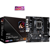 Материнская плата ASRock B650M PG Lightning AM5 4xDDR5 4xSATA3 3xM.2 HDMI DP mATX