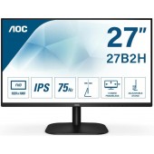 Монитор 27 AOC 27B2H/EU/01 IPS 1920x1080 75Hz 4ms 250 cd/m2 1000:1 HDMI VGA 178/178  Черный