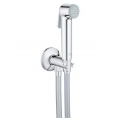 Набор для гигиенического душа GROHE Tempesta-F Trigger Spray 30 (гигиенический душ, нажимной запорный вентиль, шланг 1000 мм), хром (26358000)