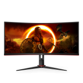 Монитор Игровой 34 AOC CU34G2X/BK/01 VA 3440x1440@144Hz 300cd/m2 Curved 3000:1 1мс 2xHDMI 2xDP Bl