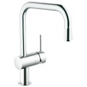 Смеситель для кухни GROHE Minta с выдвижным U-изливом, хром (32067000)