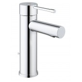 Смеситель для раковины GROHE Essence+ с донным клапаном и низким изливом, хром (32898001)