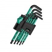 967 Набор Г-образных ключей Wera SPKL/9 TORX BO (05024334001)