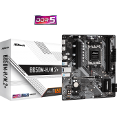 Материнская плата ASRock B650M-H/M.2+ AM5 2xDDR5 4xSATA3 2xM.2 HDMI DP mATX