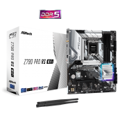 Материнская плата ASRock Z790 PRO RS WIFI LGA1700 4xDDR5 8xSATA RAID 4xM.2 HDMI DP eDP ATX