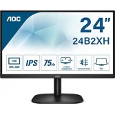 Монитор 23.8 AOC 24B2XH/EU IPS 1920x1080 75Hz 250кд/м2 4мс 1000:1 20млн:1 1xD-Sub 1xHDMI  Black