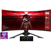 Монитор 34 ASRock PG34WQ15R3A VA 3440x1440@165Hz 1мс 550cd/m2 3000:1 Curved 2xHDMI DP Black