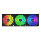 Вентилятор для корпуса CoolerMaster MasterFan SF360R 3x120mm 4 pin RGB MFX-B2D3-18NPA-R1