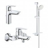 Промо-комплект: готовое решение GROHE StartEdge для ванны, хром (123348)