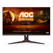 Монитор Игровой 23,8 AOC 24G2ZE/BK IPS 1920x1080 240Hz 350cdm 0,5ms 1000:1 2xHDMI DP Черно-красный