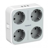 Сетевой фильтр Tessan TS-302-DE серый