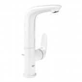 Смеситель для раковины GROHE Eurostyle с донным клапаном, белая луна (23718LS3)