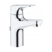 Смеситель для раковины GROHE BauFlow с донным клапаном, S-Size, хром (23751000)