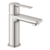 Смеситель для раковины GROHE Lineare New с донным клапаном, суперсталь (23791DC1)