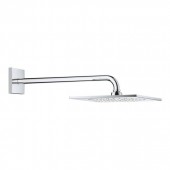 Верхний душ с душевым кронштейном GROHE Rainshower Aqua 10", 422 мм, 1 режим струи, хром (26862000)