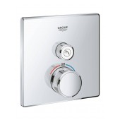 Внешняя часть термостатического смесителя GROHE Grohtherm SmartControl на 1 выход, хром (29123000)