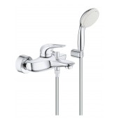 Смеситель GROHE Eurostyle New для ванны с душевым набором, хром (3359230A)